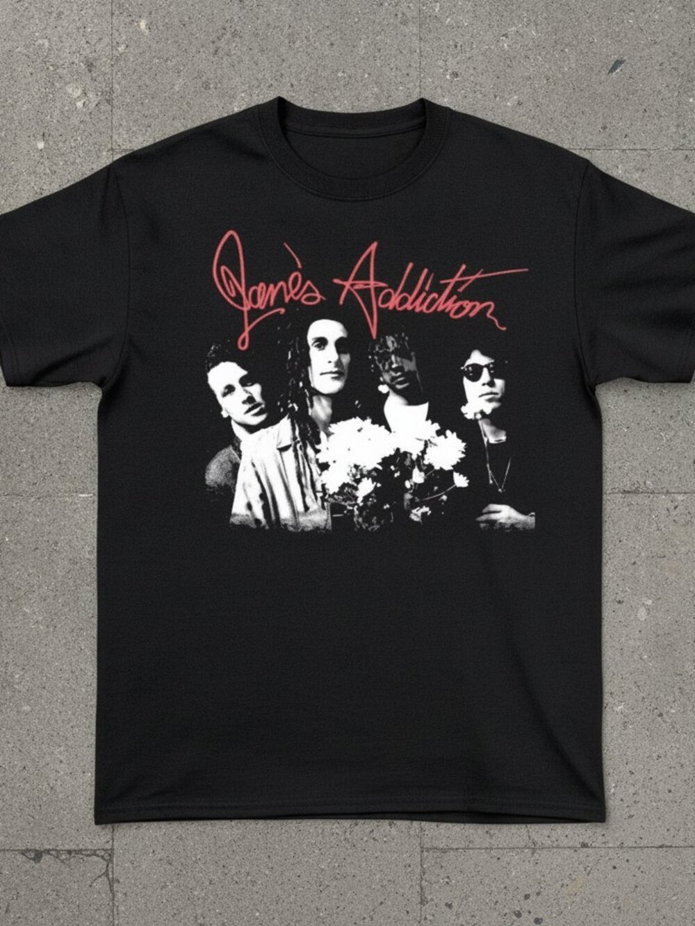 Jane's Addiction Vintage Band Graphic T-Shirt Alternative Rock Music Fan Concert